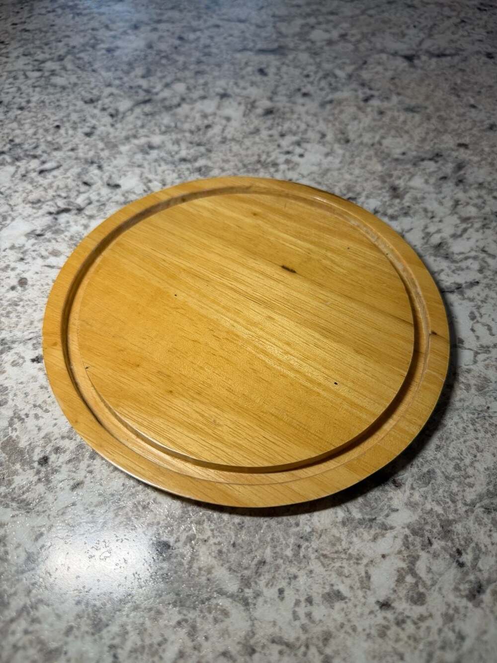 International Silver Company Wooden Cheese Board Base